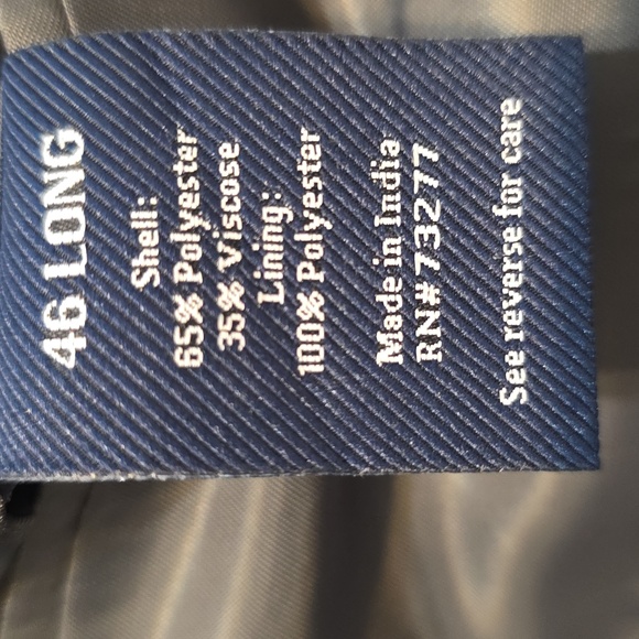 Croft & Barrow Men's Charcoal Blazer - Picture 4 of 4